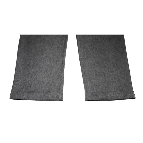 Men's Perry Ellis Portfolio Gray Pleated Work Dress Pants w/ Cuffed Hems 36W 29L - Picture 5 of 7